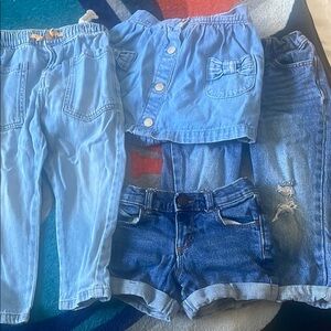 Zara Kids Light and Dark Blue Denim Collection